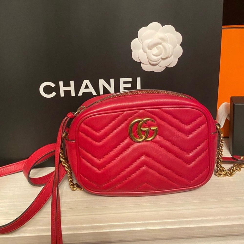 GG Marmont matelassé mini bag